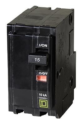 QO 15-Amp Two-Pole Circuit Breaker