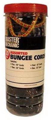 Assorted Bungee Cords, 20-Pack