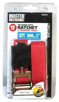 1-Inch x 13-Ft. Tie-Down With Ratchet