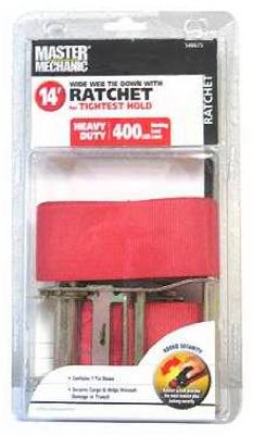 Ratchet Tie Down, 2-In. x 14-Ft.