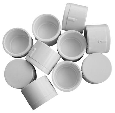 Pipe Fitting, PVC Slip Cap, 3/4-In., 10-Pk.