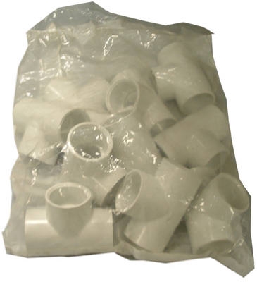 Pipe Fitting, PVC Pressure Tee, 1-In., 10-Pk.