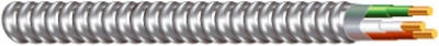 Flexible Conduit, Aluminum Metal Clad With Ground, 14/2, 50-Ft.