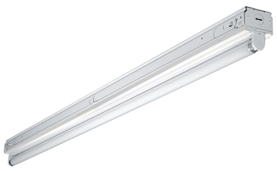 Metalux Fluorescent Strip Light Fixture, T8, 1-Lamp, 4-Ft.