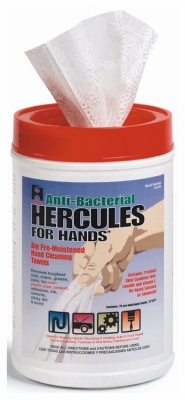 Hercules For Hands Hand Cleaning Towels, Pre-Moistened