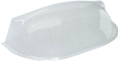 Bubble Window Well Cover, Elongated, 50 x 21.5 x 11-In.