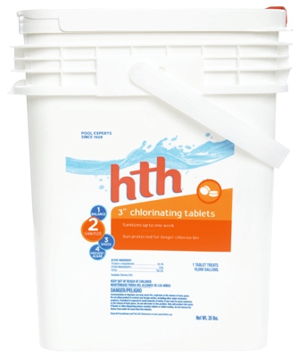 Pool Chlorinating Tablets, 3-In., 35-Lbs.