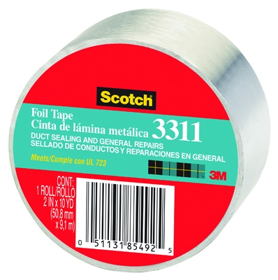 Scotch Foil Tape, 2-In. x 10-Yds.