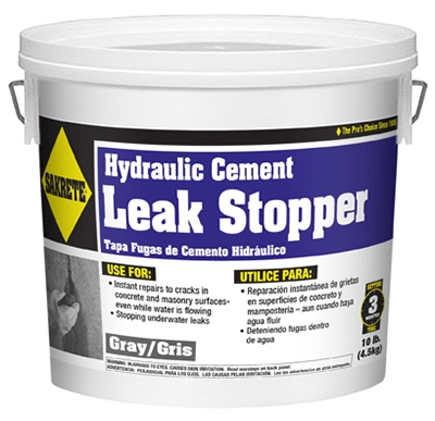 Leak Stopper Hydraulic Cement, 10-Lbs.