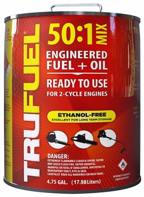 Premixed 50:1 Fuel/Oil, 2-Cycle Engines, 4.75-Gals.