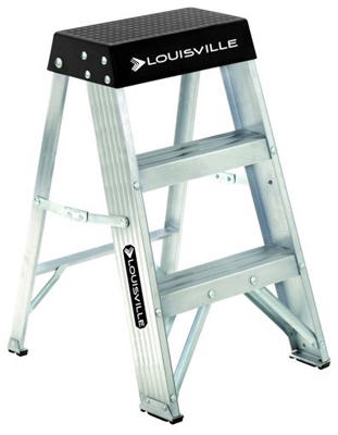 2-Ft. Step Ladder, Aluminum, Type IA, 300-Lb. Duty Rating