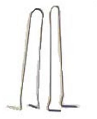 Copper Pipe Hanger Hooks, 6-Pk., .75 x 6-In.