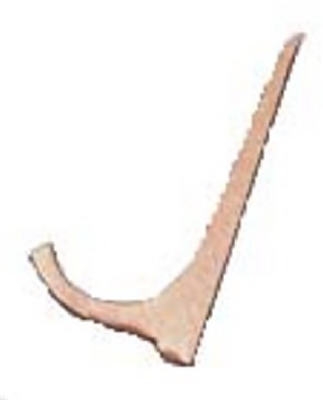 Pipe Hanger Copper Coated Steel Nailer, 12-Pk., .5 - .75-In.