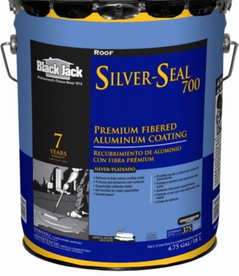 Silver Seal 700 Premium Fibered Aluminum Coating, 4.75-Gal.