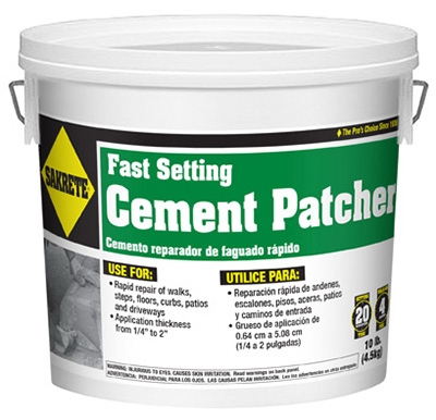 Fast Setting Cement Patcher, 10-Lbs.