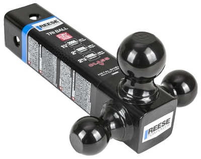 Tri-Ball Ball Mount Bar, 2 x 2-In.