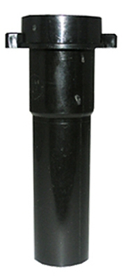 Drain Extension, Slip Joint, Black Plastic, 1.5 x 6-In.