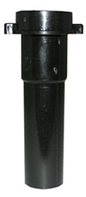Drain Extension, Slip Joint, Black Plastic, 1.5 x 12-In.