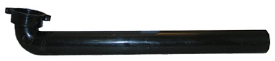 Waste Ell, Slip Joint, Black PVC, 1.5 x 15-In.