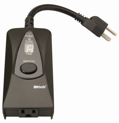 24-Hour Outdoor Digital Outlet Timer