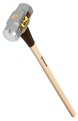 Sledge Hammer, 36-In. Hickory Handle, 16-Lbs.