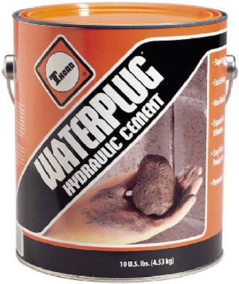 WaterPlug Hydraulic Cement, 10-Lb.