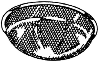 Range Hood Filter, Round Aluminum, 10-1/2-In.