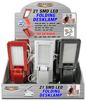 21 LED Fold Desk Lamp