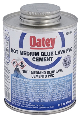 Lava PVC Cement, Blue, 16-oz.
