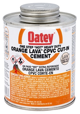 Lava CPVC Cement, Orange, 8-oz.