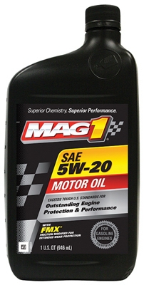 Engine Oil, 5W20, 1-Qt.