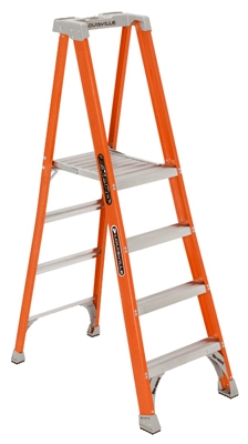 Step Ladder, Type 1A, 4-Step, Fiberglass