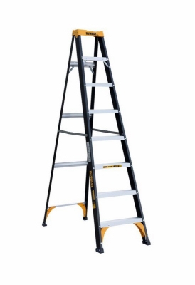 Step Ladder, Type II, Fiberglass, 8-Ft.