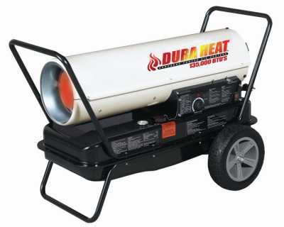 Kerosene Forced-Air Heater, Portable, 135,000-BTU