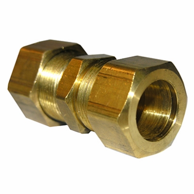 Union, Compression, Brass, 3/8-In.