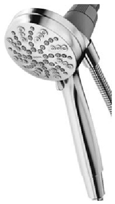 Engage Magnetic Shower Head, Handheld, Chrome, 3.75-In. Dia.