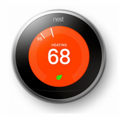 Programmable Wi-Fi Learning Thermostat, 3rd Generation, Stainless Steel