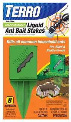 Liquid Ant Bait Stakes, Outdoor Use, 8-Pk.
