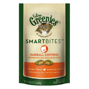 FELINE GREENIES™ SMARTBITES™ Hairball Control Treats 