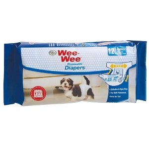 Four Paws Wee Wee Disposable Diapers Extra Small 12pk