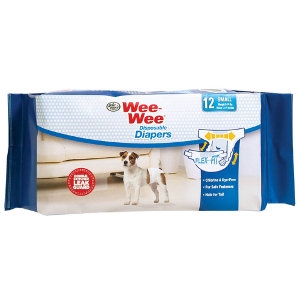 Four Paws Wee Wee Disposable Diapers Small 12pk
