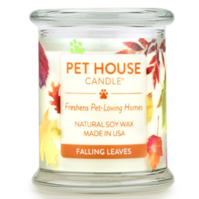 Pet House Falling Leaves Candle