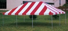 Anchor 20x30 frame tent red&white and yellow&white