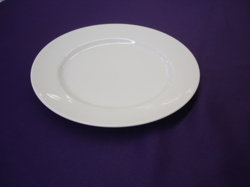 10 1/4" Dinner plate white