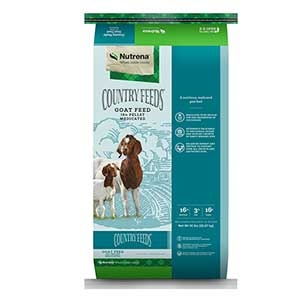 Nutrena® Country Feeds 16% Pelleted Goat Feed - Medicated