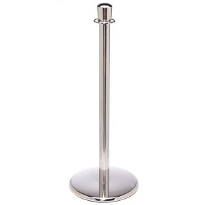 Stanchions Metal Polished Stainless Steel