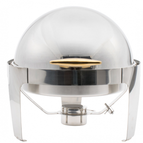 6qt. Round Roll Top Chafer 
