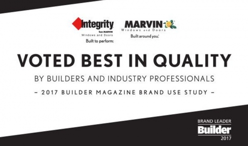 Voted Best In Quality- Marvin and Integrity 
