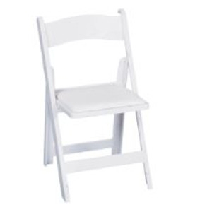 Palmer Snyder White Padded Chair 