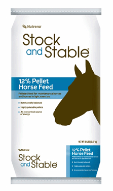 Nutrena Stock and Stable 12% Pellet Horse Feed